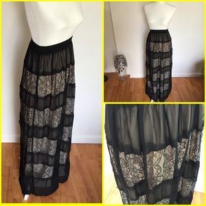Forever 21 Lace Maxi Skirt